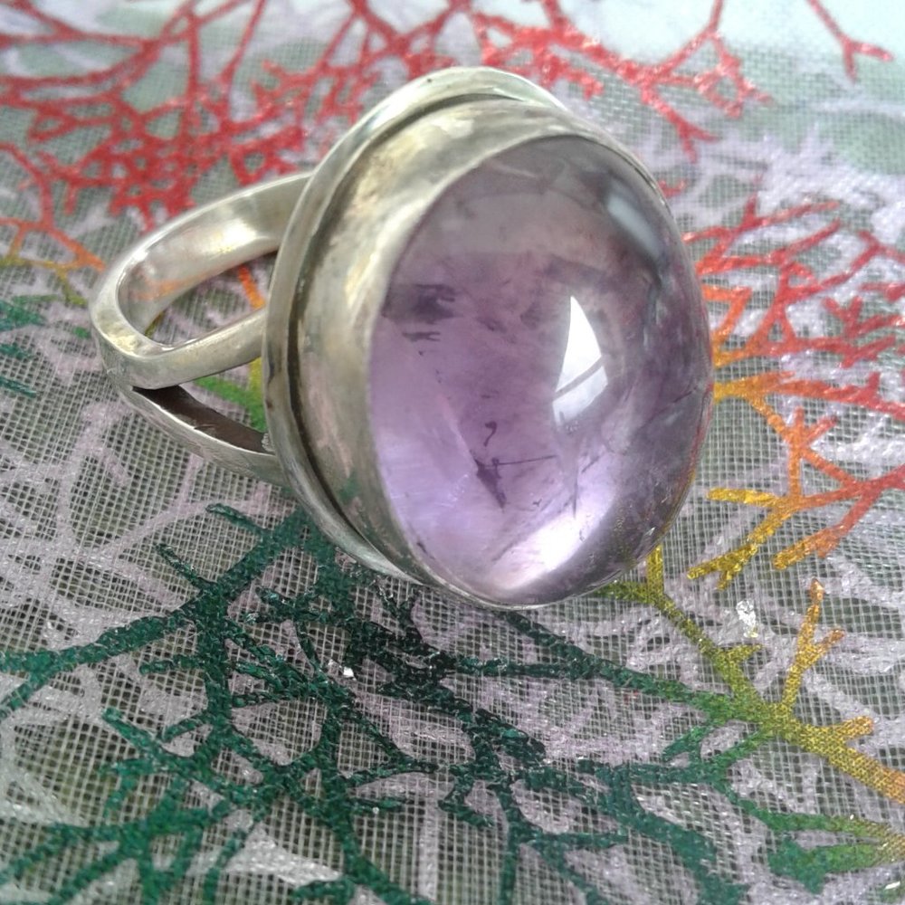 Beautiful Artisan Amethyst Ring